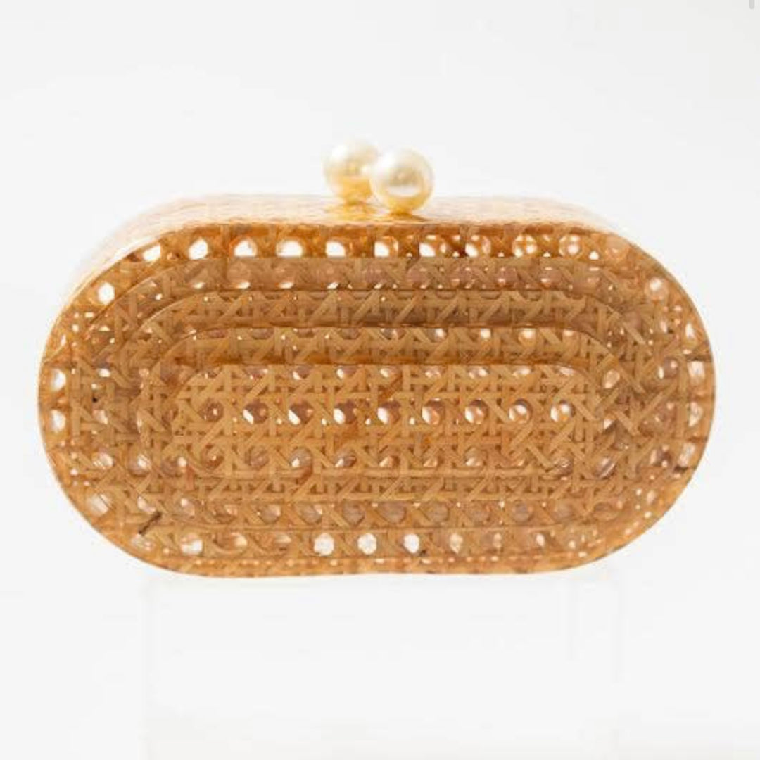 Breakers Oval Cane Clutch