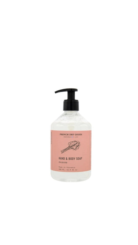 Liquid Hand & Body Soap, Rhubarb | French Dry Goods