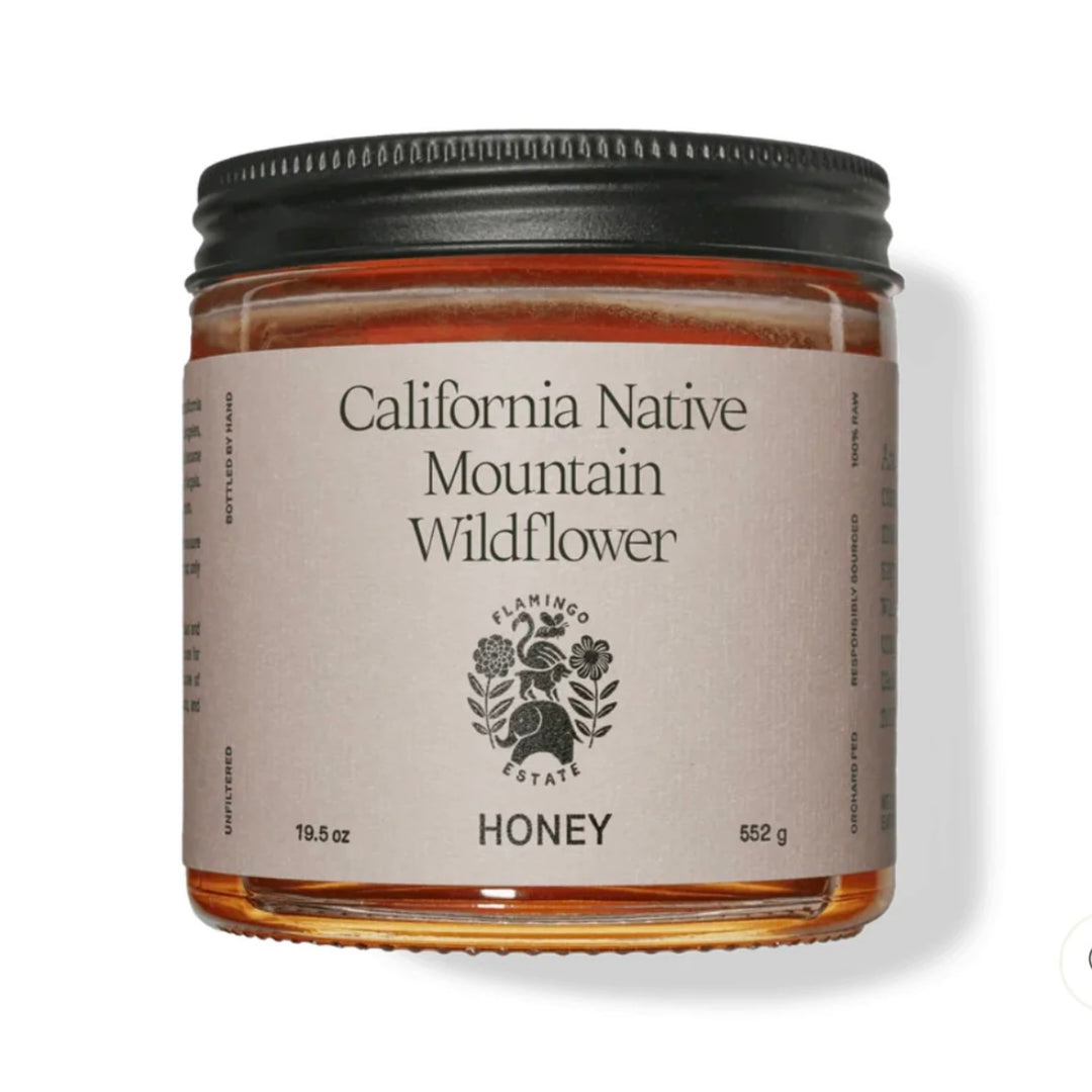 California Native Mountain Wildflower Honey | Flamingo Estate