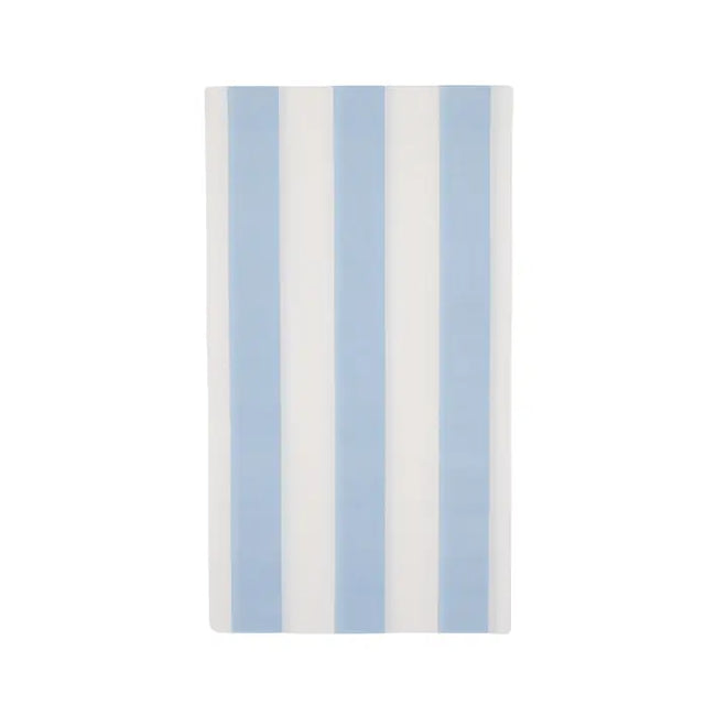 Cabana Stripe Guest Towels in Sky Blue, S/15 | Bonjour Fete