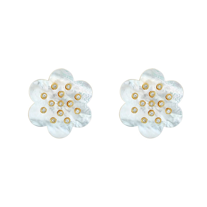 Camellia Stud Earrings | ASHA