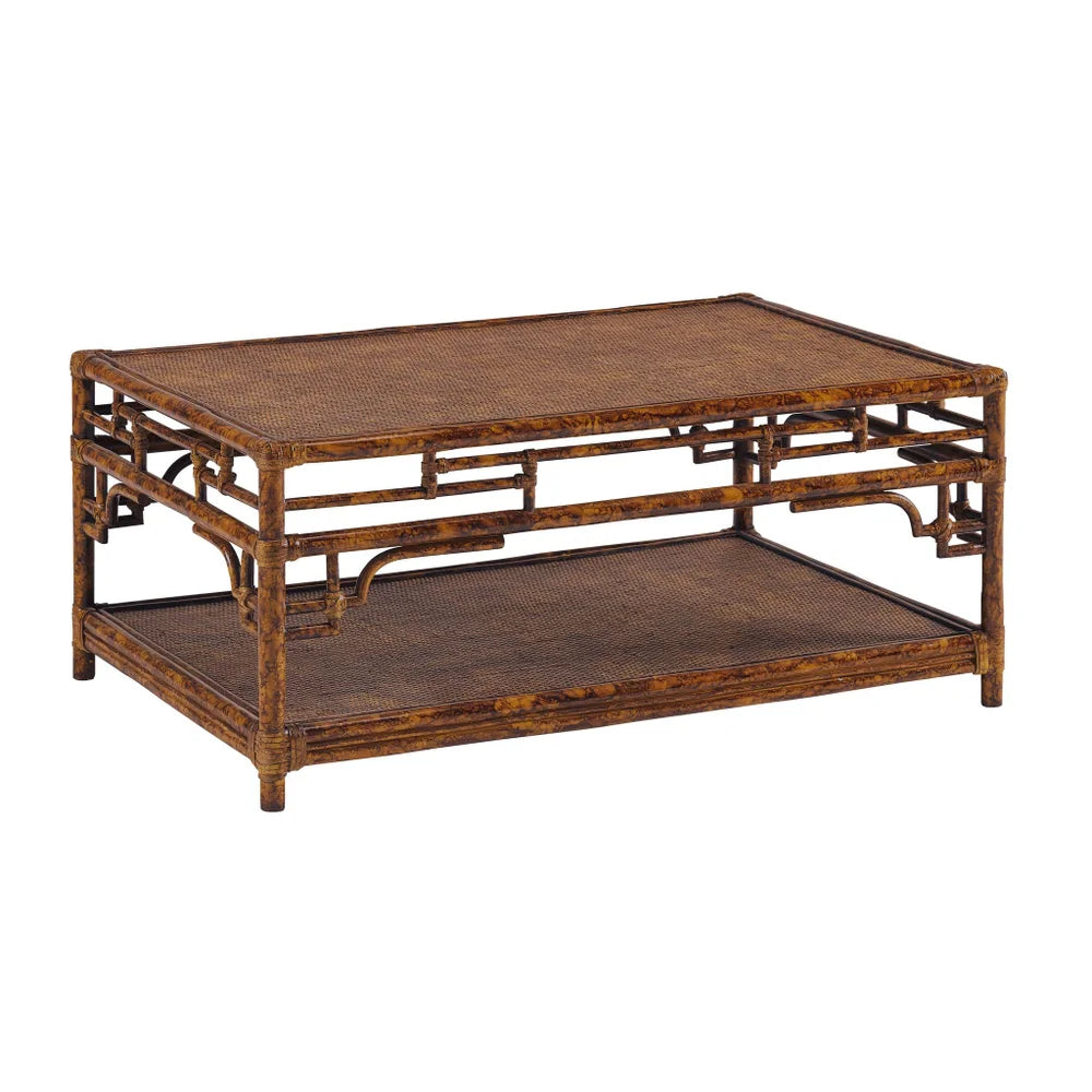 Pagoda Coffee Table in Tortoise, Small | Kenian Imports
