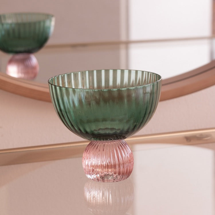 Venice Coupe Set of 4, Green and Lavender | Beatriz Ball