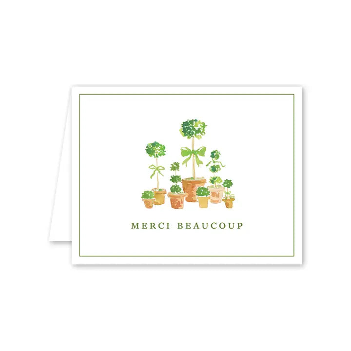 French Topiary Boxed Notecards, Set of 8 | Dogwood Hill