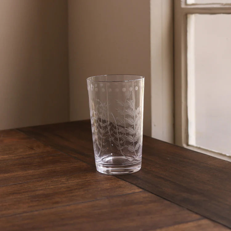 Fern Etched Tumblers, S/4| Beatriz Ball