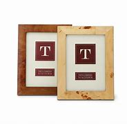 Burl Wood 5" x 7" Frame, Dark Wood