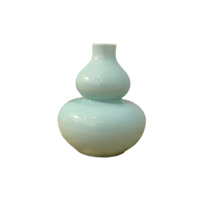 Mini Gourd Vase in Celadon