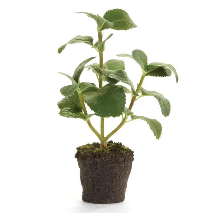Mint Faux Plant, 8”