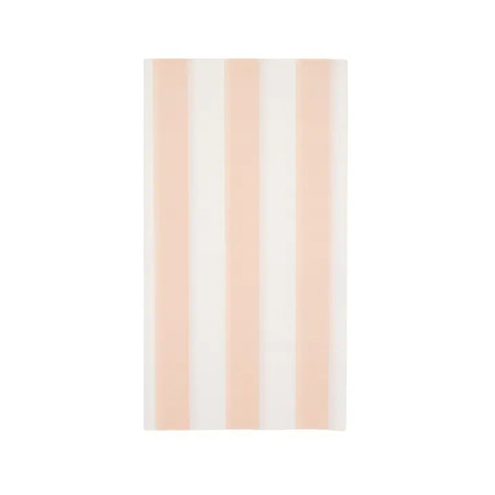 Cabana Stripe Guest Towels in Peach, S/20 | Bonjour Fete