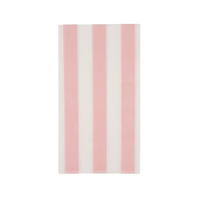 Cabana Stripe Guest Towels in Pink, S/20 | Bonjour Fete