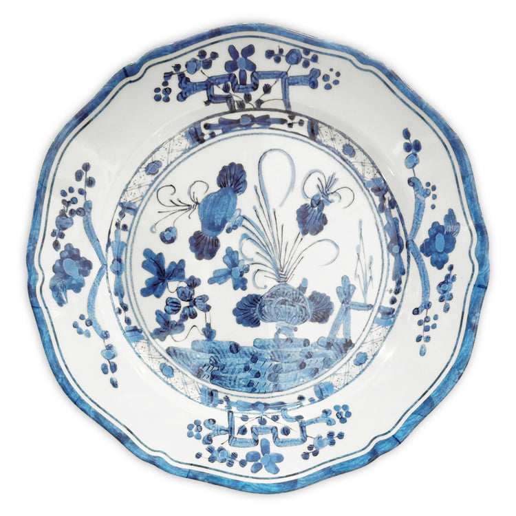 Faenza Dinner Plate, Set of 4 in White and Blue | Beatriz Ball