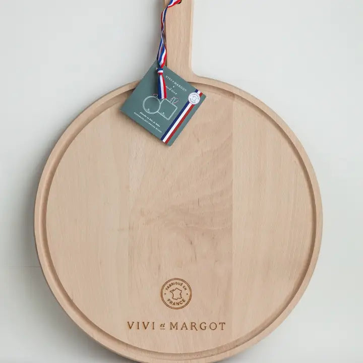 French Artisan Wood Board, Round