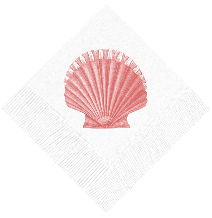 Scallop Beverage Napkins | Alexa Pulitzer