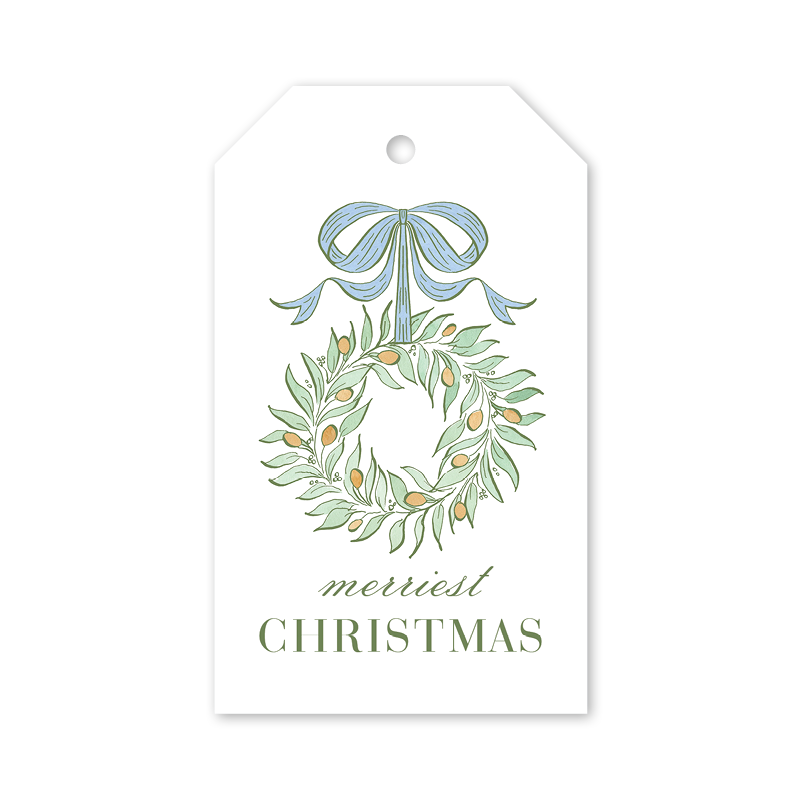 Capri Wreath Gift Tags S/8