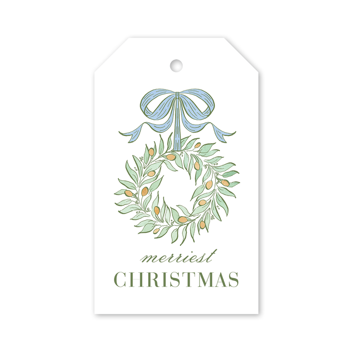 Capri Wreath Gift Tags S/8