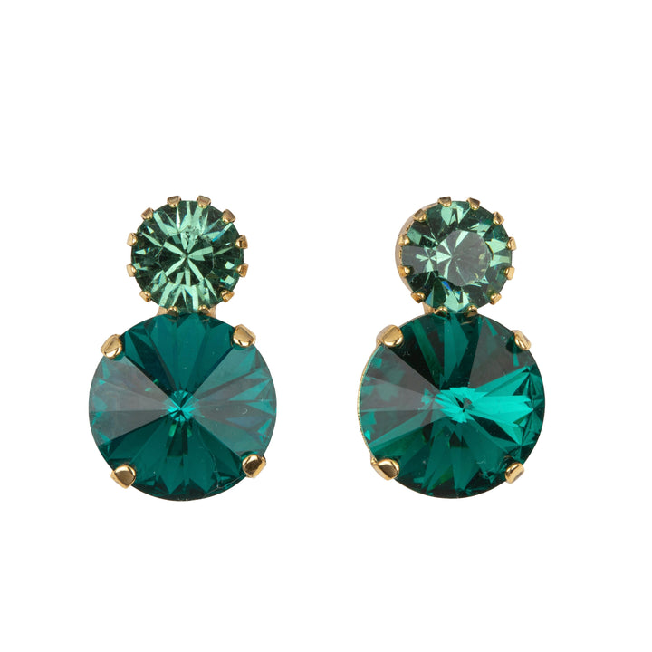Myrla Earrings in Emerald | Jennifer Behr