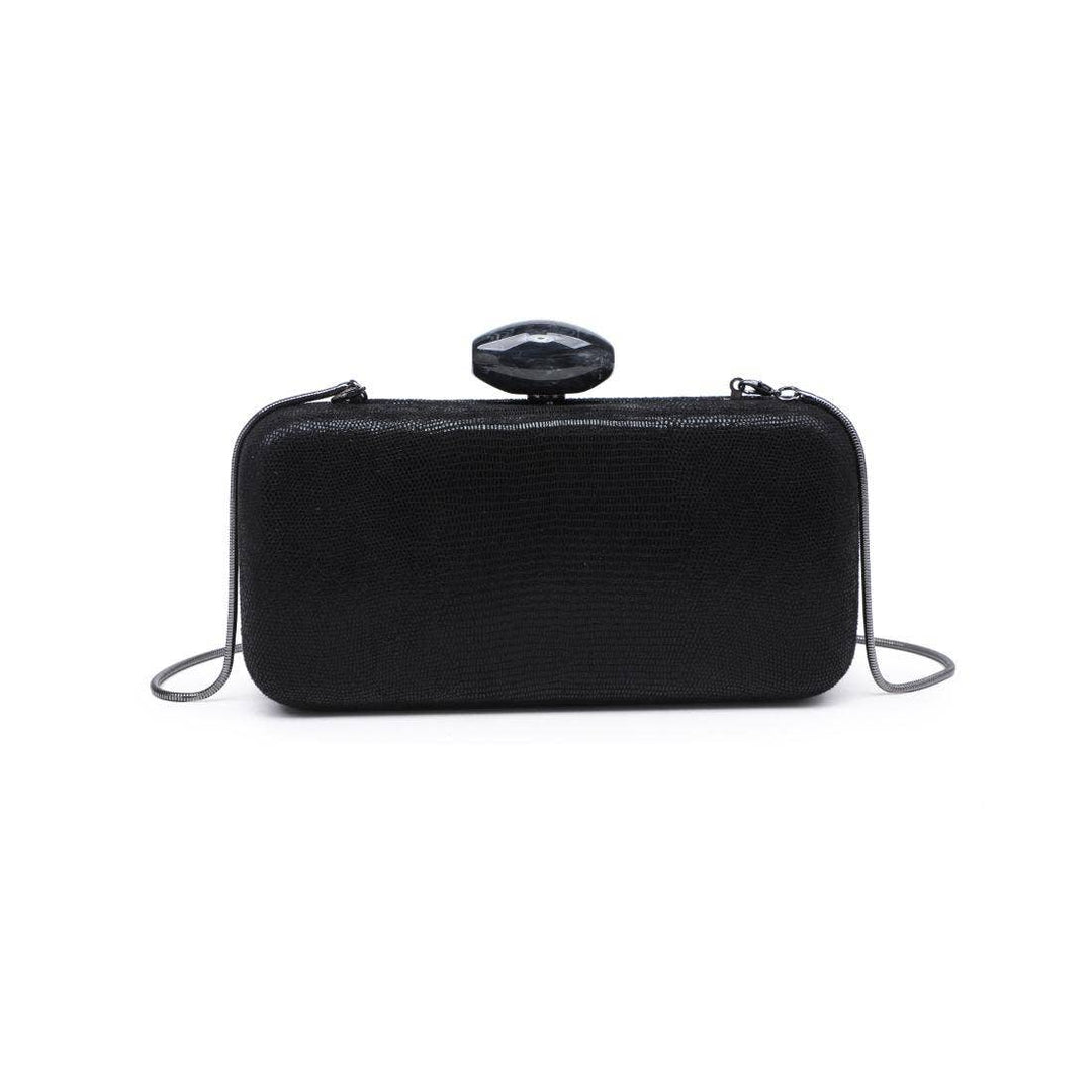 Stone Evening Bag in Chocolate or Natural