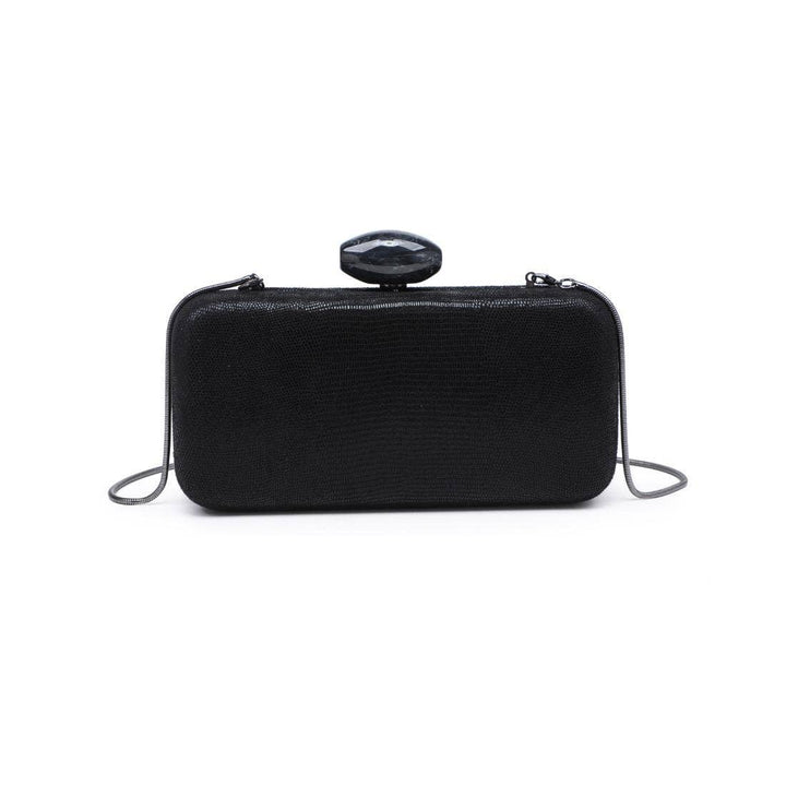 Stone Evening Bag in Chocolate or Natural