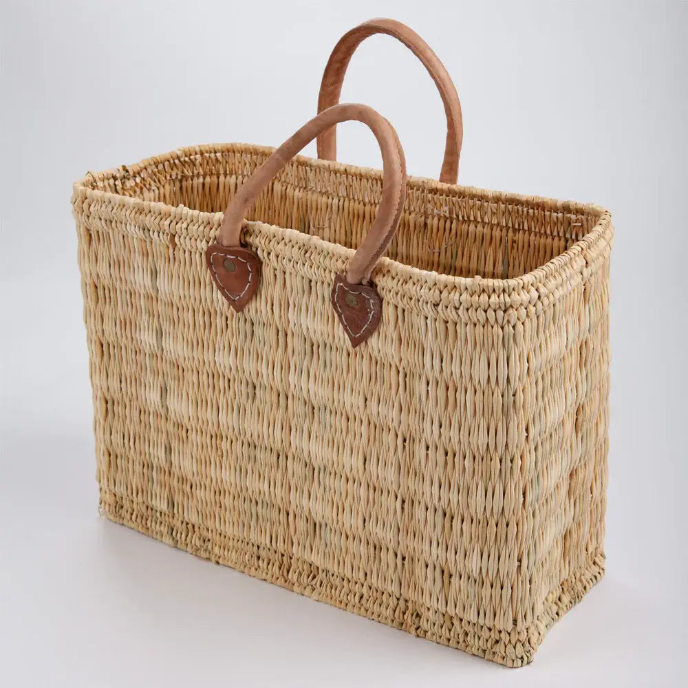 Woven Basket in Natural, Two Sizes