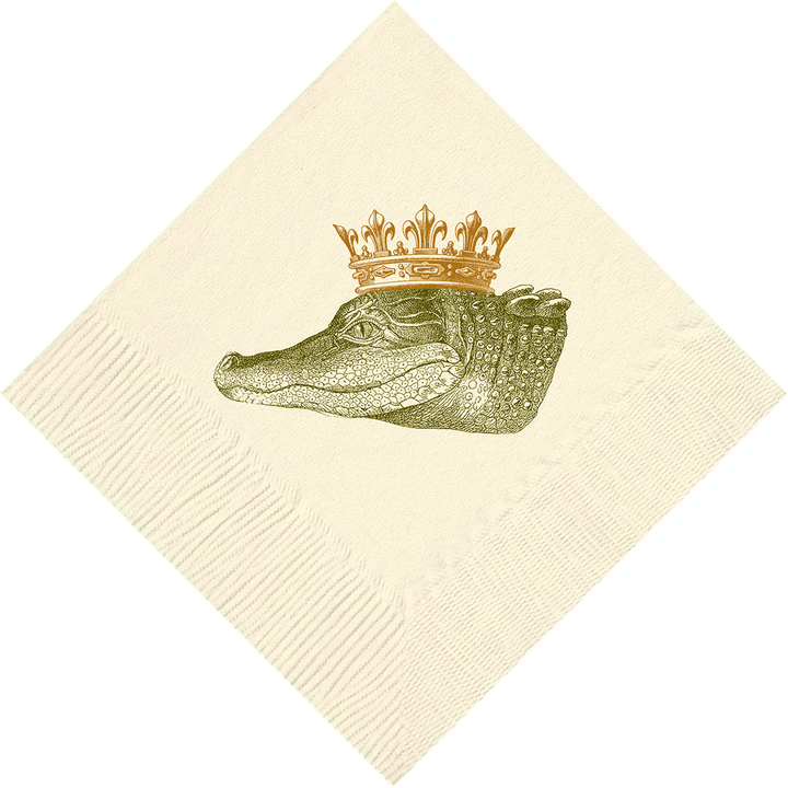 King Gator Cocktail Napkins | Alexa Pulitzer