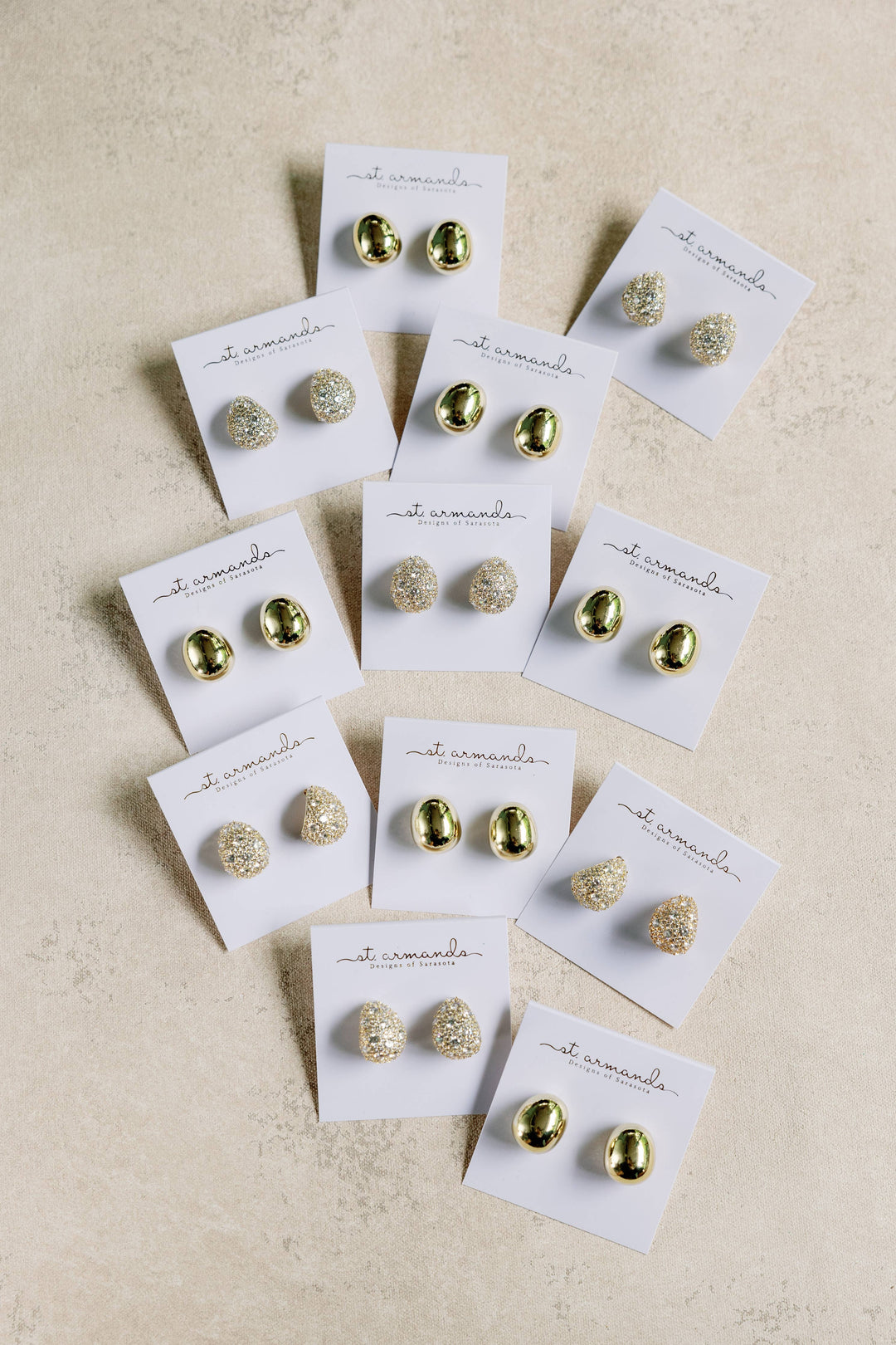 Pave Gumdrop Earrings