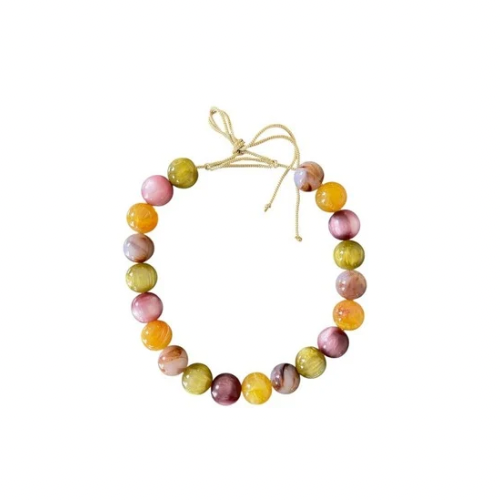 Chunky Beaded Necklace in August | KMs Gems