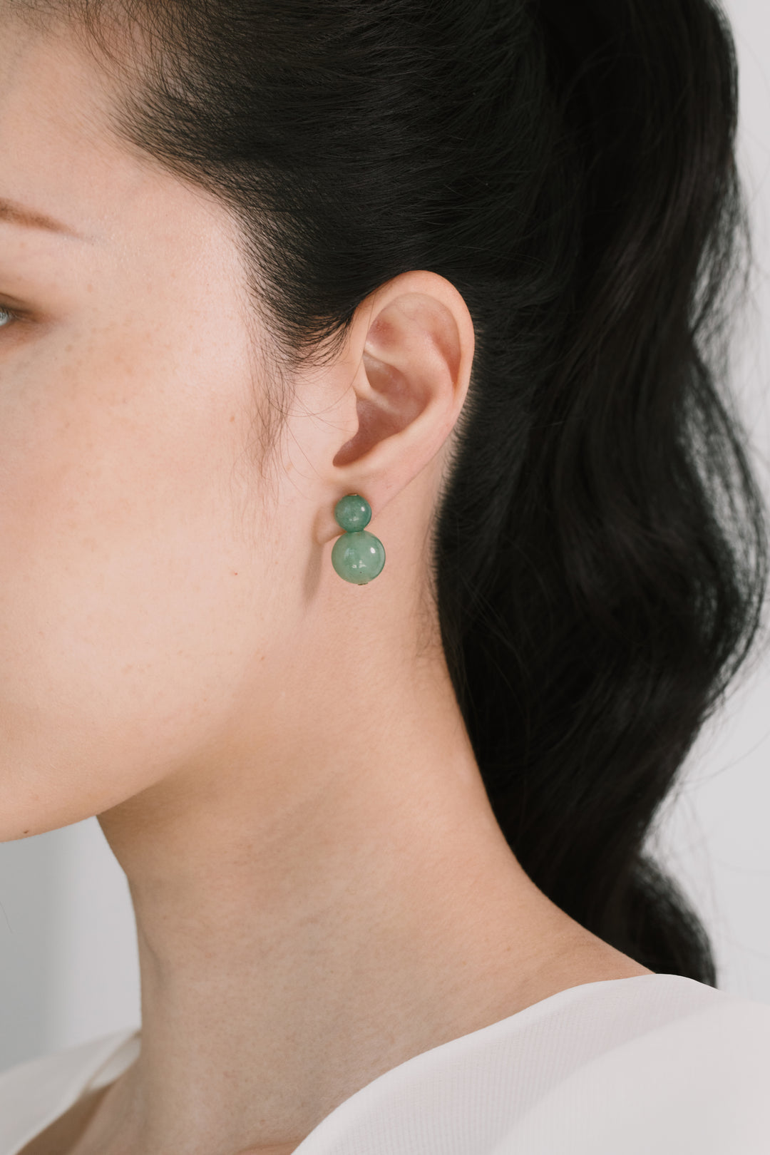 Cara Earrings in Aventurine | Jennifer Behr