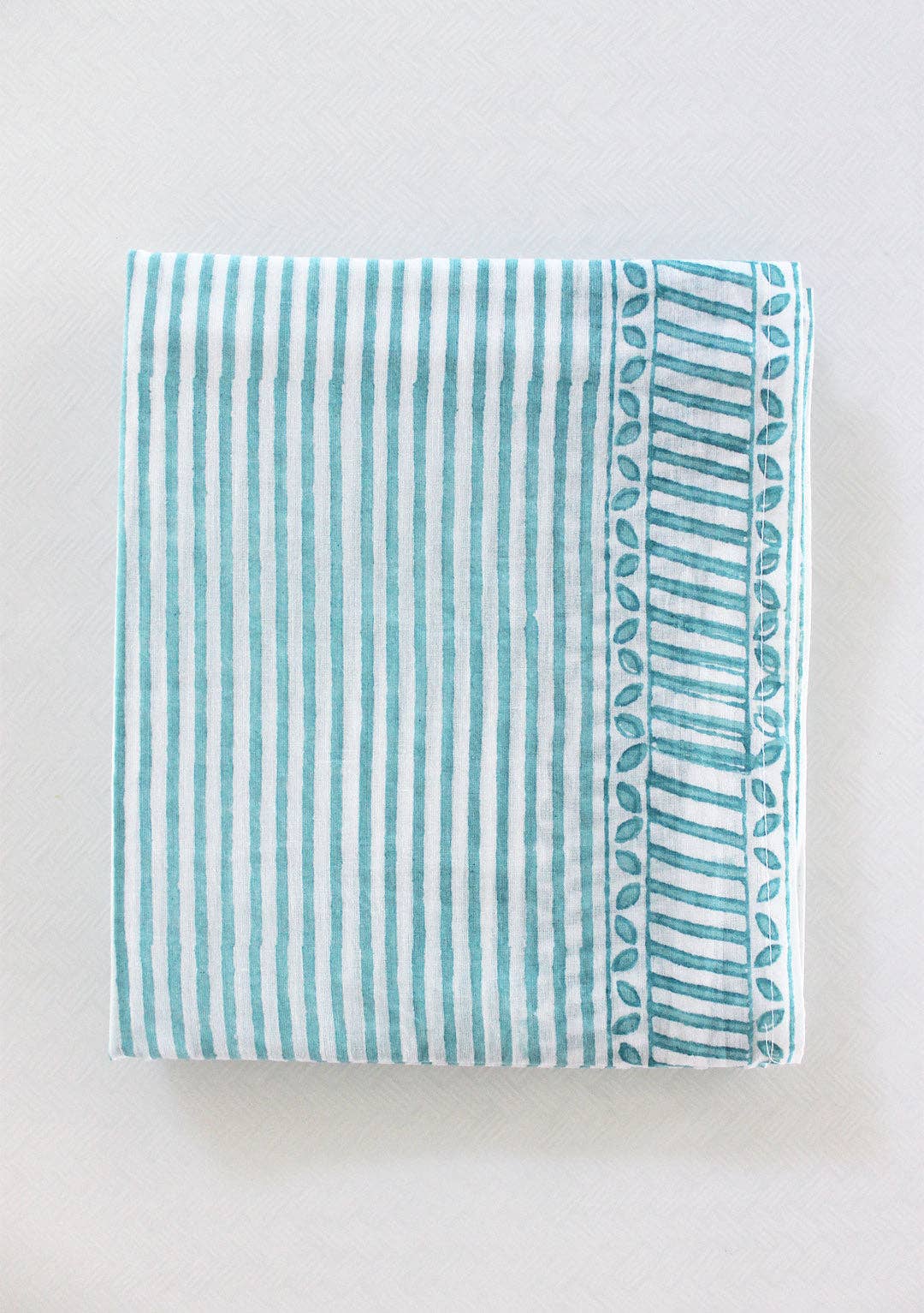 Positano Stripe Pareo in Sea Green