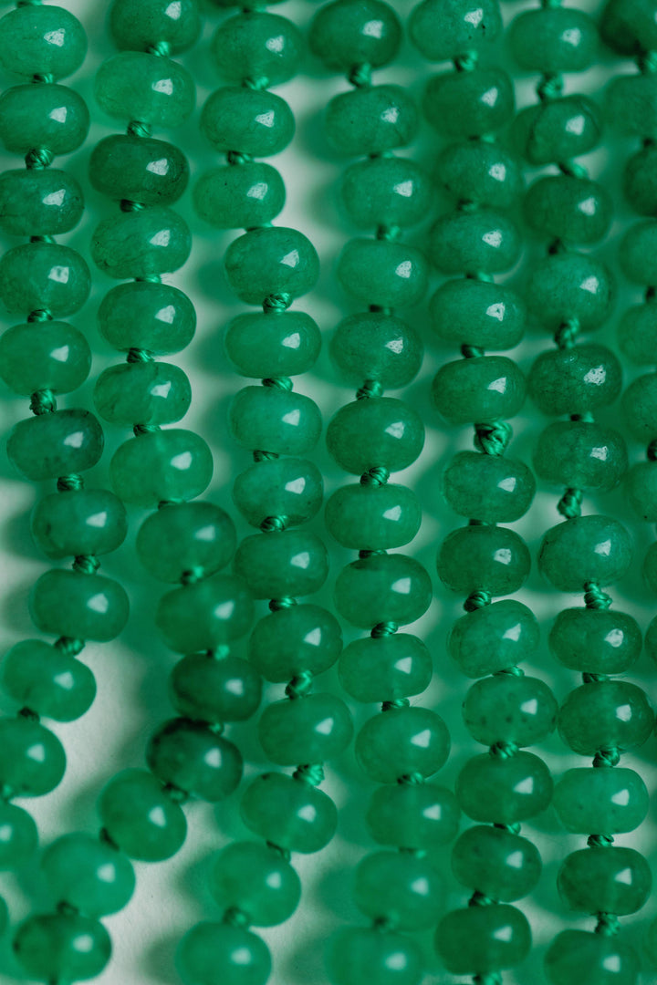 Jade Necklace, 16.5"