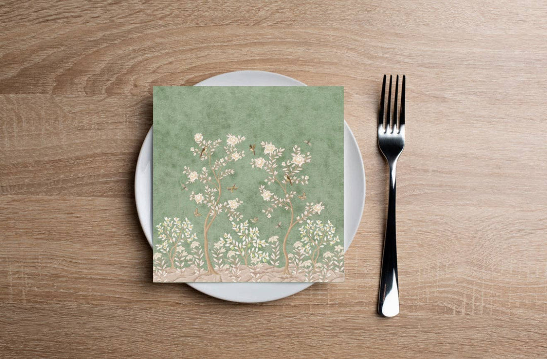 Sage Forest Cocktail Napkins