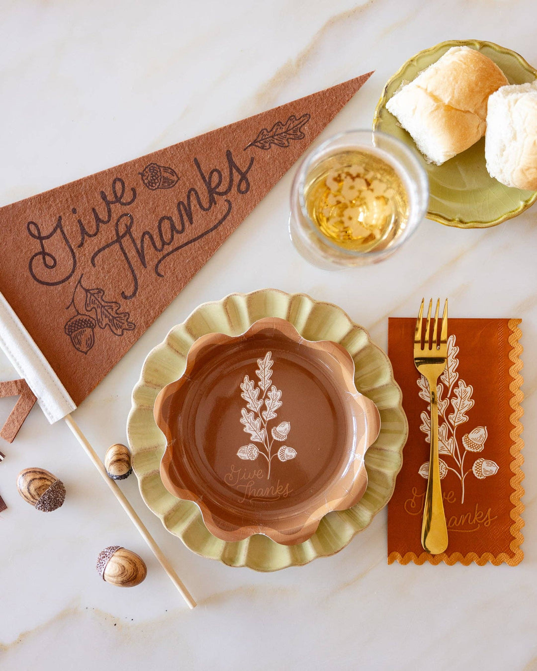 Give Thanks Dessert Plates