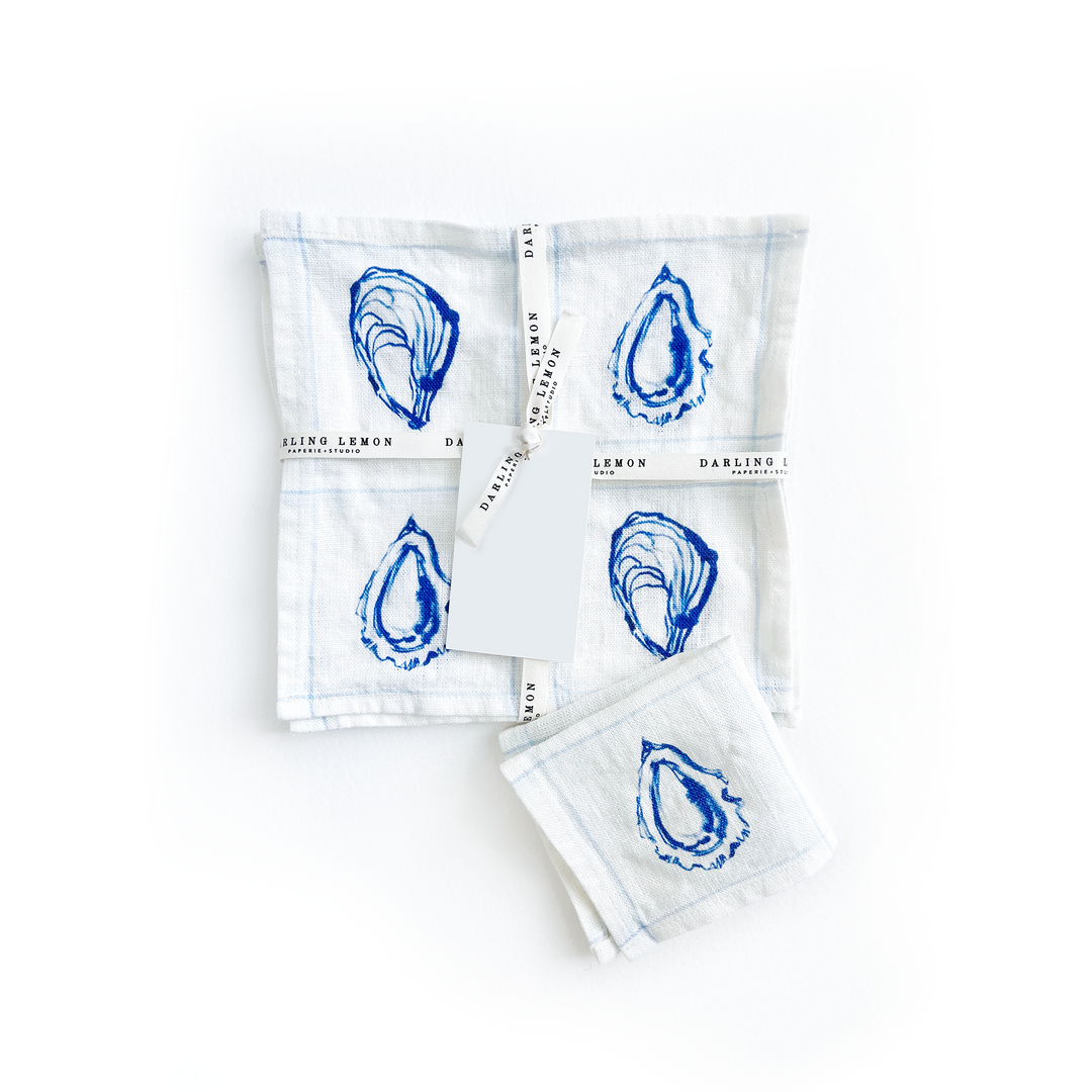 Sardine Cocktail Napkins S/4