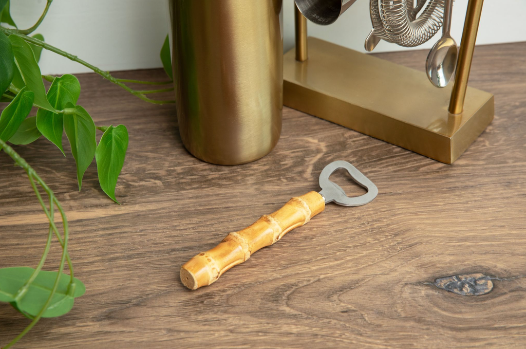 Bamboo Bottle Opener