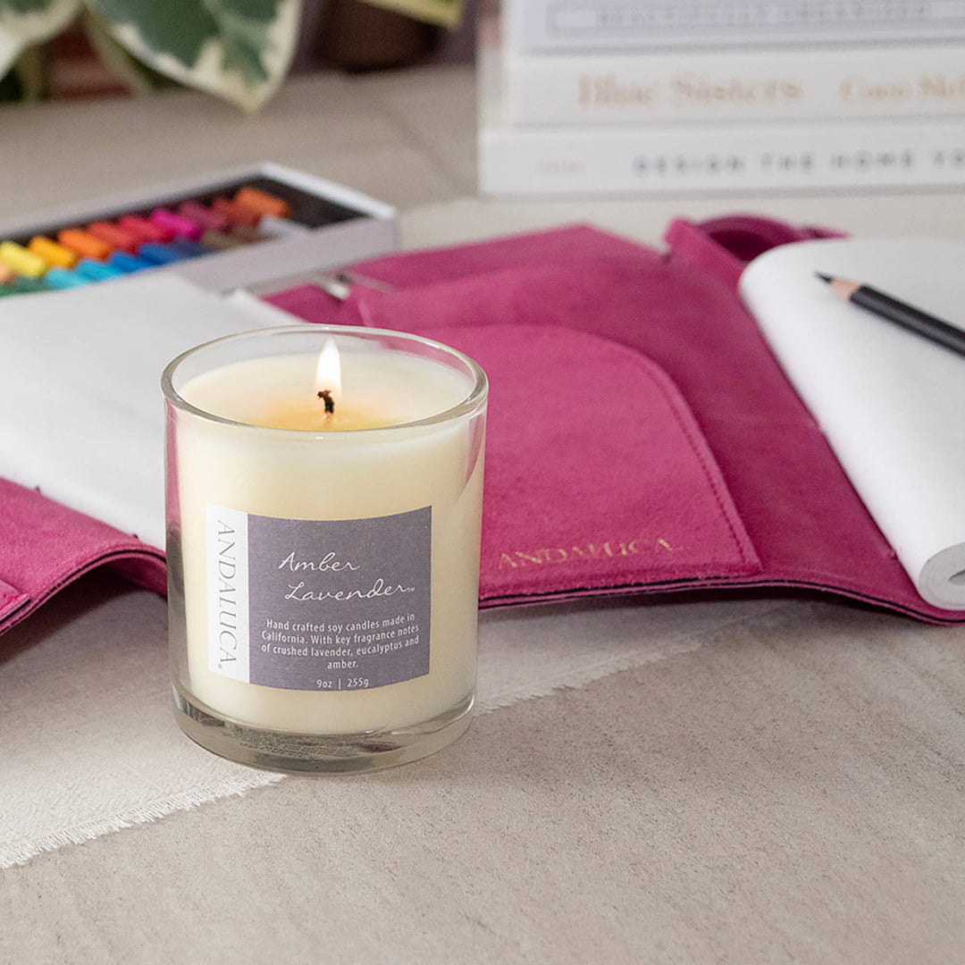 Amber Lavender Candle