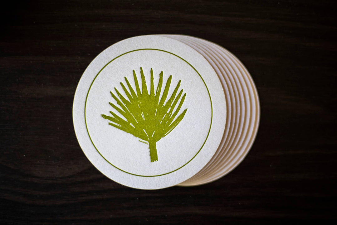 Palm Frond Coasters