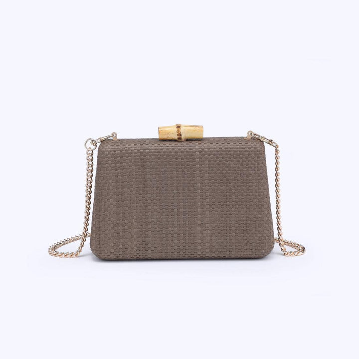 Melina Clutch in Mocha