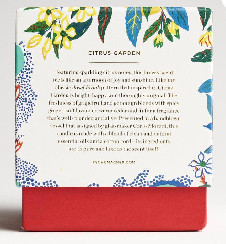 PREORDER Schumacher Citrus Garden Candle