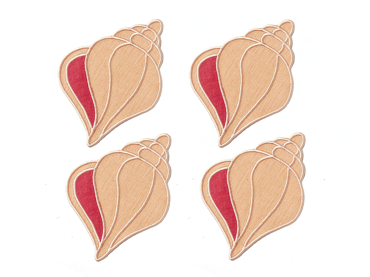 Shell Cocktail Napkin, Set of 4 | House of Gleason