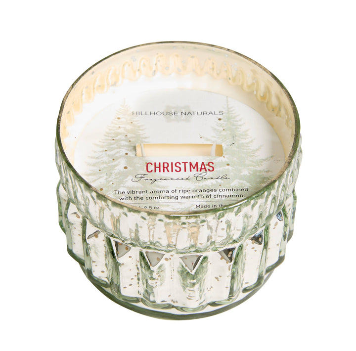 Mercury Glass Christmas Candle
