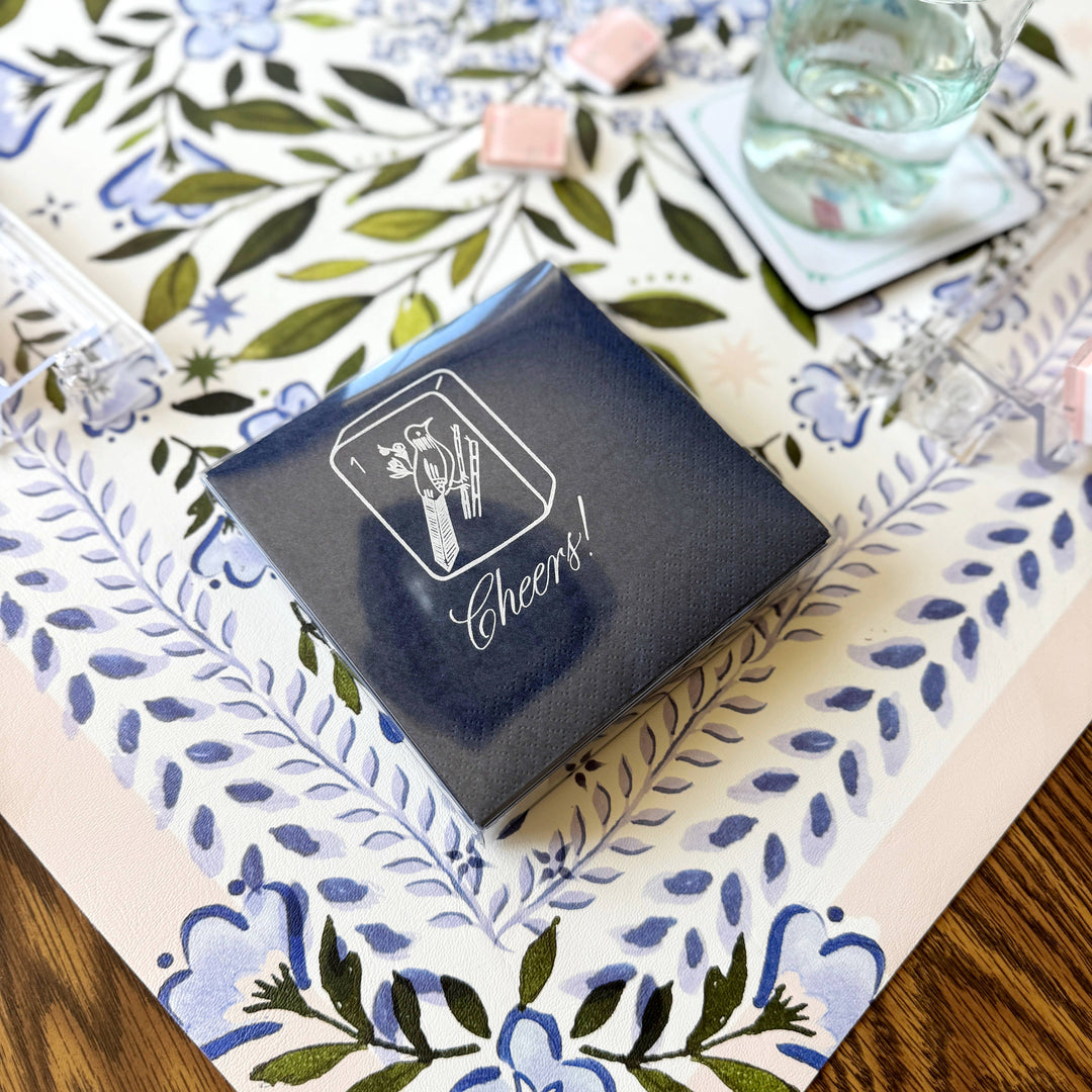 Mahjong Bird Bam Cocktail Napkins