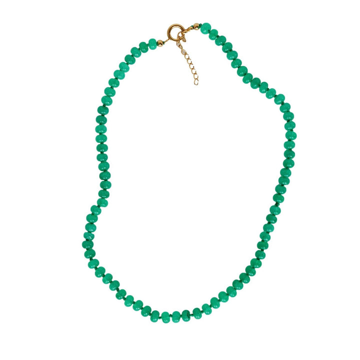 Jade Necklace, 16.5"