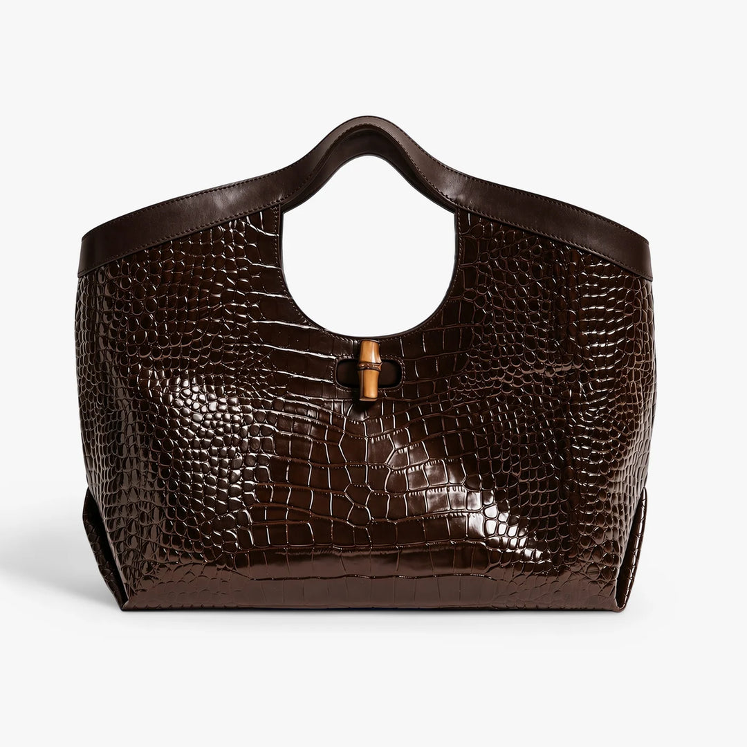 THE PARK CABAS,  CHOCOLATE l Pamela Munson