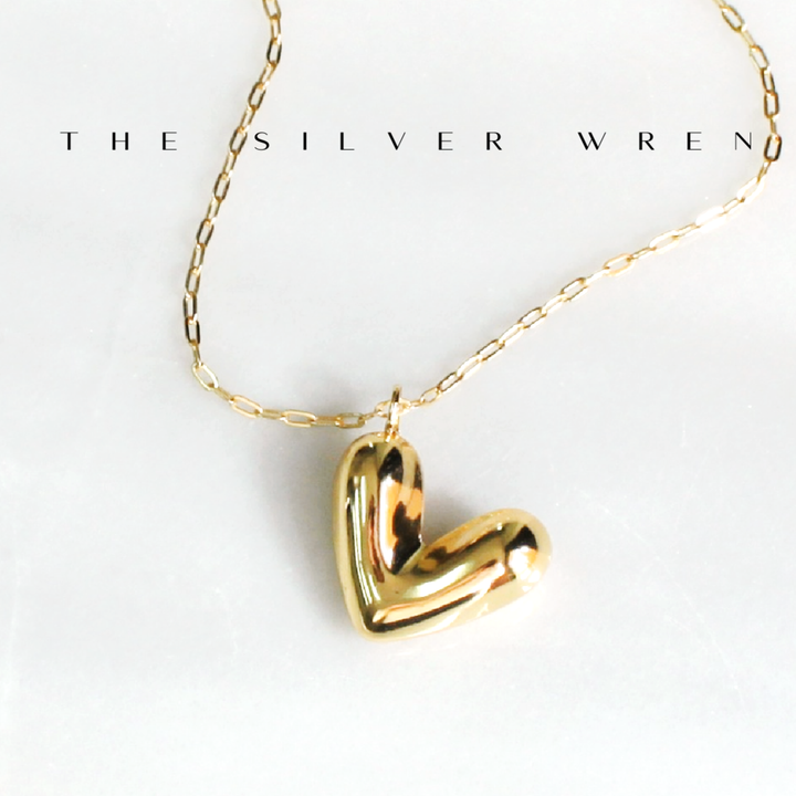 Bess Gold Heart Necklace