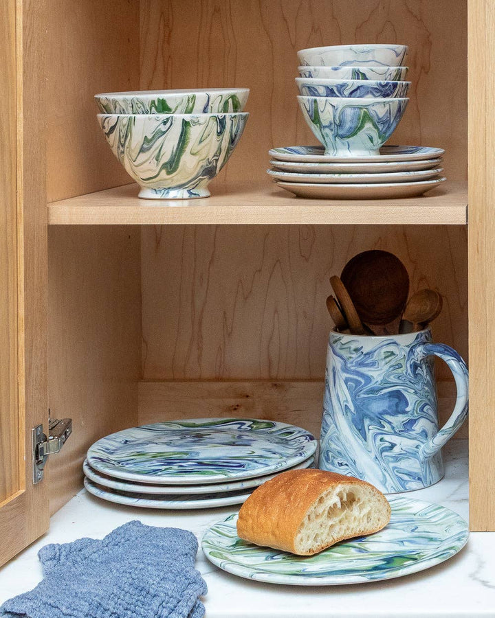 Marbled Bowls in Ocean, Set of 4