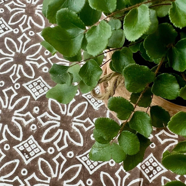 Medallion Tablecloth in Chocolate