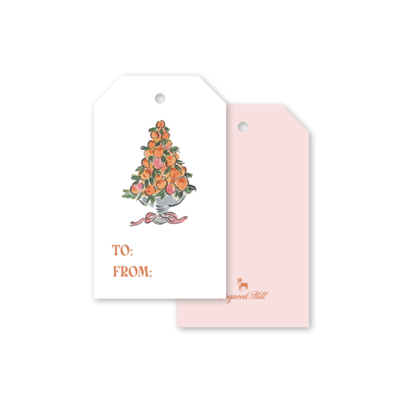 Citrus Tree Gift Tags S/8