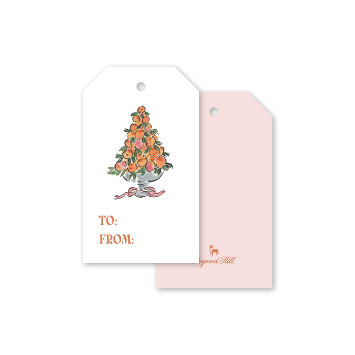 Citrus Tree Gift Tags S/8