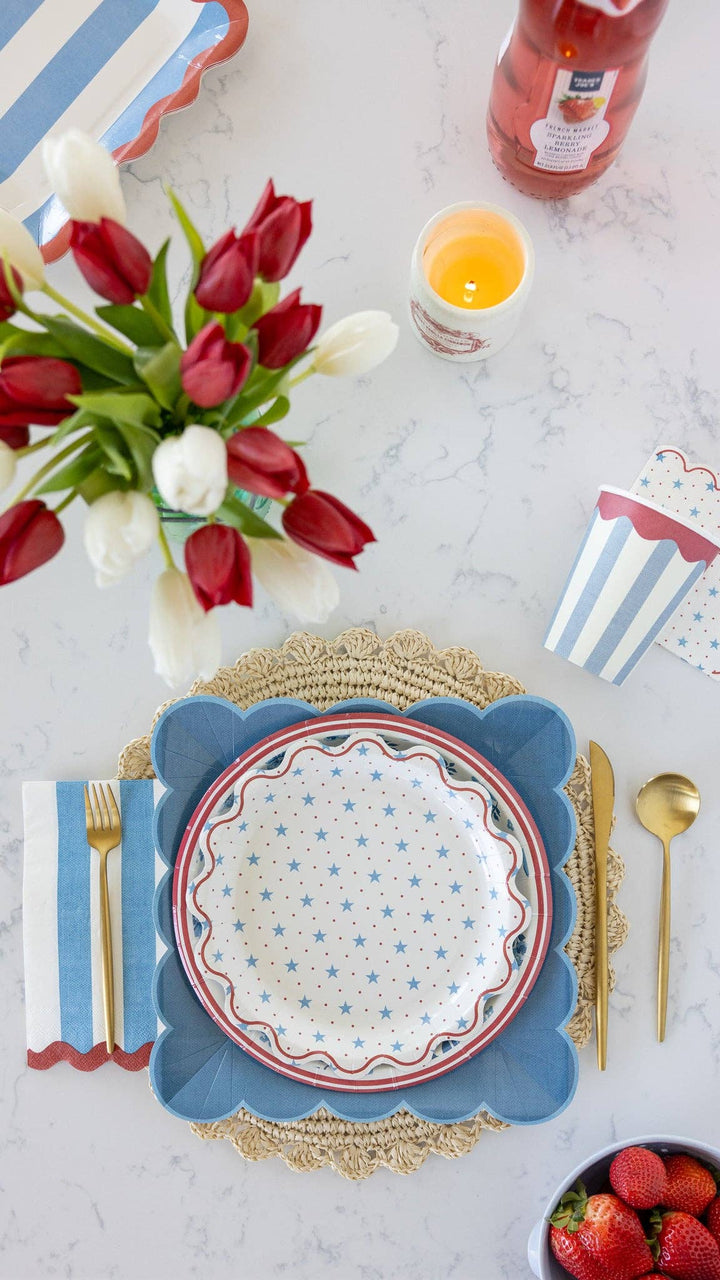 Hamptons Petite Stars Paper Plate