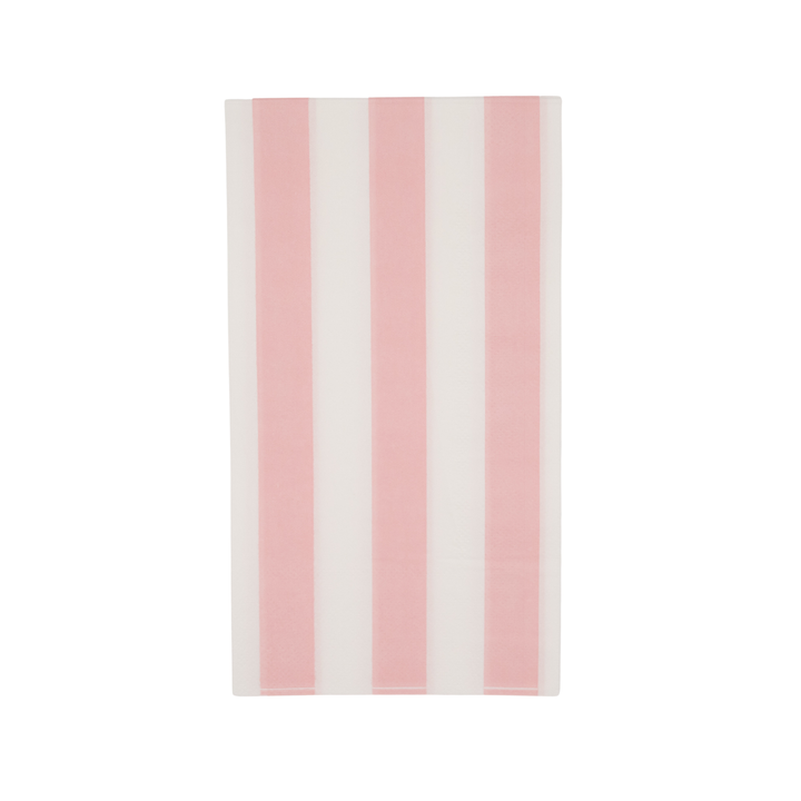 Cabana Stripe Guest Towels in Petal Pink | Bonjour Fete