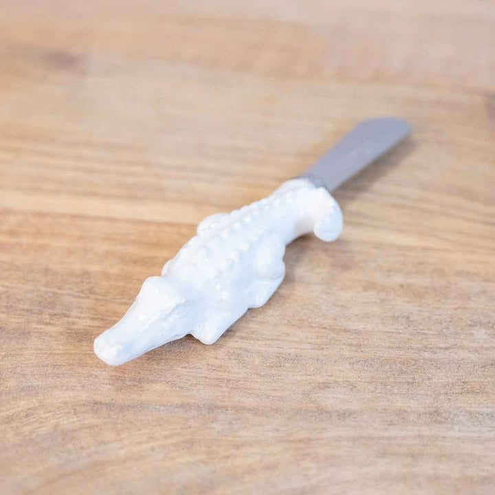 Alligator Spreader in White, 5"